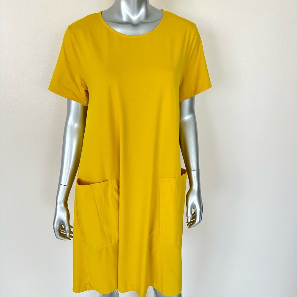 COS women yellow dress size L - Picture 2 of 8